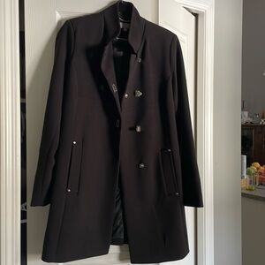 Laura Black Peacoat